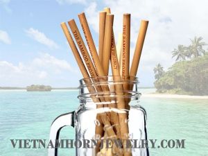 Natural bamboo straws